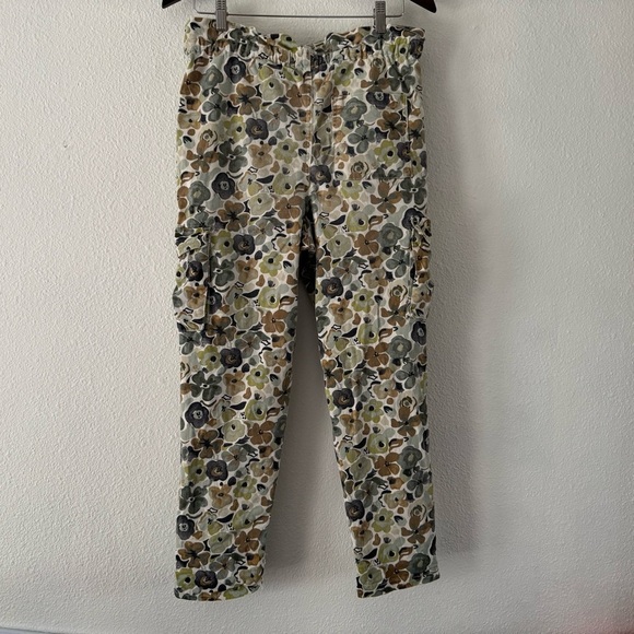 Free Assembly XL Floral Camo High Waist Cargo Pants Eclectic Streetwear Utility - Picture 14 of 16